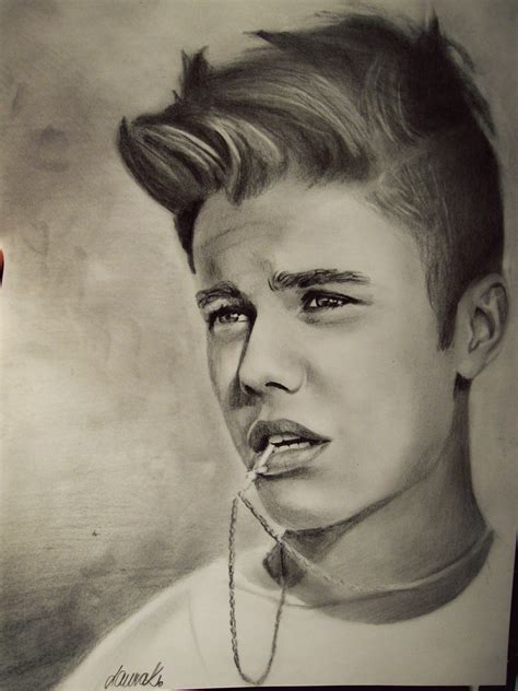 To get better, you can always just stare at justin bieber pictures all day…that would be such a chore. Justin Bieber Drawing, Pencil, Sketch, Colorful, Realistic ...