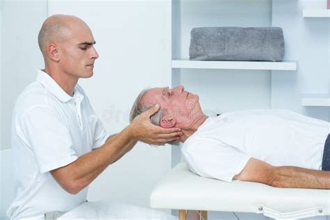 Man Receiving Head Massage Stock Image Image Of Massage 54257467