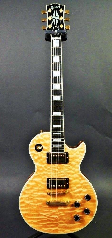 Gibson Custom Shop Hand Select Les Paul Custom Quilt Top In Antique Natural 2015 Guitar Les