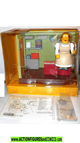 Simpsons School Cafeteria And Lunchlady Doris Playset 2002 Wos Actionfiguresandcomics