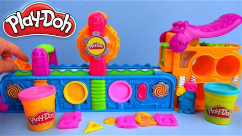 Play Doh Fun Factory Playset By Hasbro Toys Unboxing Youtube