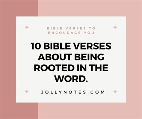 10 Bible Verses About Being Rooted In The Word Being Rooted In Gods