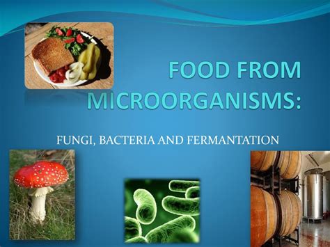 Ppt Food From Microorganisms Powerpoint Presentation Free Download