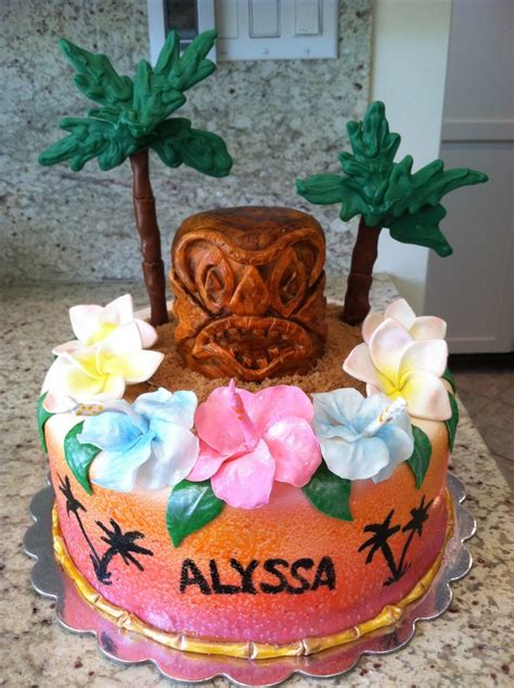 Birthday cake kids themed birthday cakes kid desserts football birthday cake soccer birthday cakes 2nd birthday boys sport cakes boy. Hawaiian Themed Cake - CakeCentral.com
