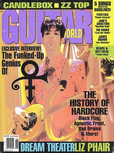 prince guitar world 1994 prince prince music zz top