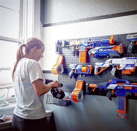 Although both of them have racks on the top, those racks are meant to hold specific accessories (sights, flashlights, etc.) and not other nerf guns unless the other nerf gun has. Pin on Product for Kids