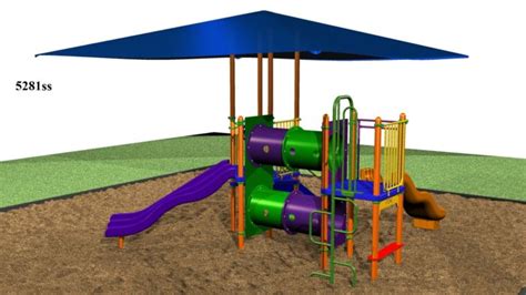 Shaded Residential Playground Equipment And Structures Kidstuff Playsystems