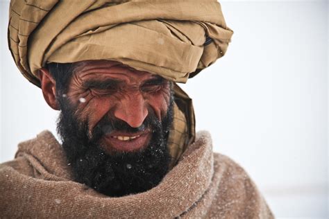 Portrait Of Afghan Man In Turban Free Image Download