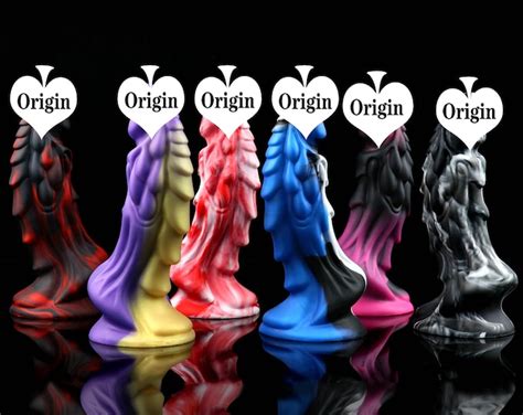 Fantasy Dildo For Beginners Multicolor Knot Silicone Sex Toy Adult Toys Sex Toys Dildo