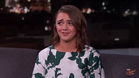 Game Of Thrones Star Maisie Williams Watches Show With Her Entire