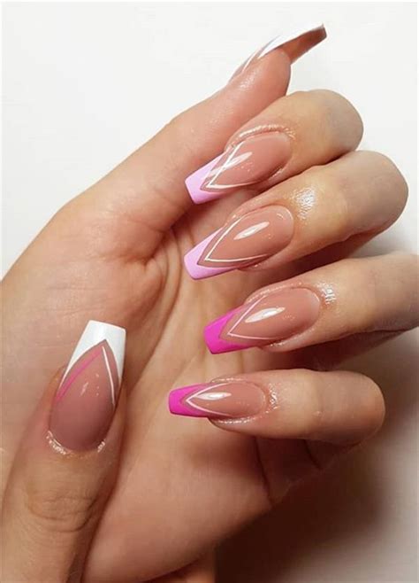 Awesome Trendy Gel Coffin Nails To Cool Your Summer Nail Design