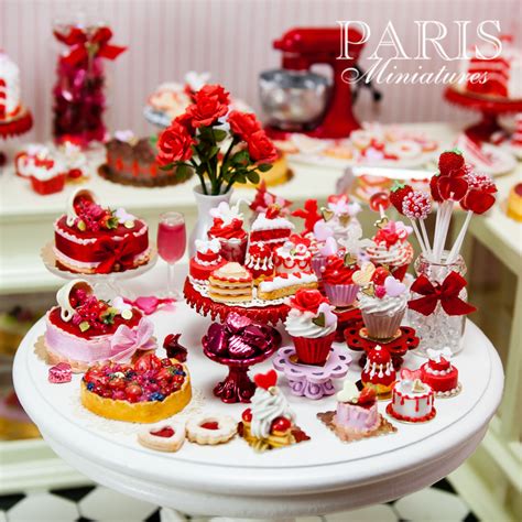 Paris Miniatures Miniature Food Pick Happy Valentines Day