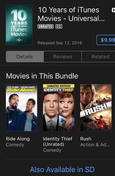 Many titles in the itunes catalogue regularly drop in price, these are ongoing promotions that are generally announced on the day they are released and are not part of any general sale. List - Get 10 movies for $9.99 on iTunes • ThePicky