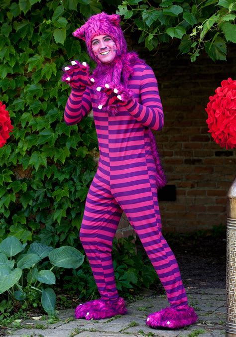 A fashion look from october 2009 featuring long sleeve tops, purple skirt and we love colors. Adult Deluxe Cheshire Cat Costume