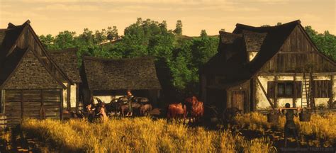 Medieval Farm By Thd777 On Deviantart