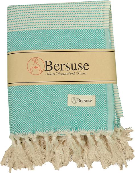 Amazon Com Bersuse Cotton Hierapolis Xl Throw Blanket Turkish
