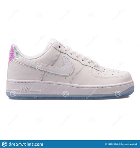 Nike Air Force 1 07 Premium White Sneaker Editorial Stock Photo Image