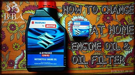 How To Change Engine Oil And Oil Filter At Home Easily Youtube