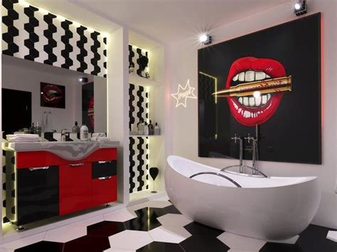 See more ideas about round mirror bathroom, pops kitchen, modern mirror wall. Pop Art Bathroom - Decor Around The World | Interior ...