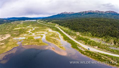 Lakes And Landscapes Aerial Views Entlang Cassier Highway Boya Lake