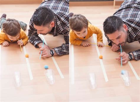 Carrera de pompones - Actividades para niños, manualidades ...