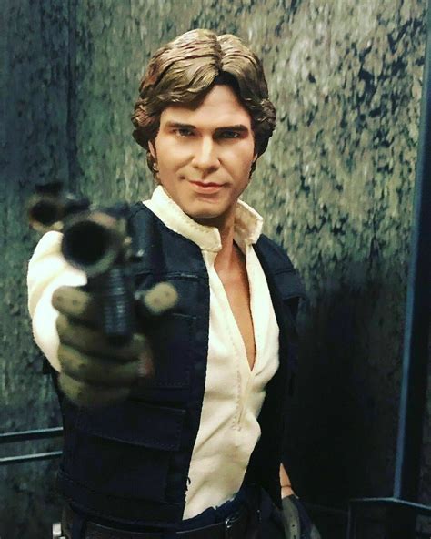 1 6 Han Solo Head Star Wars Sculpt Model Toy For 12 Male Action Figure