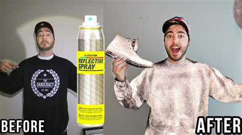 Coolest Spray Paint Ever Reflective Spray Review Youtube