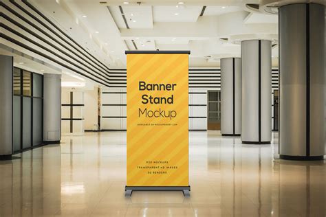 Roll Up Banner Stand Mockup Mockup Daddy