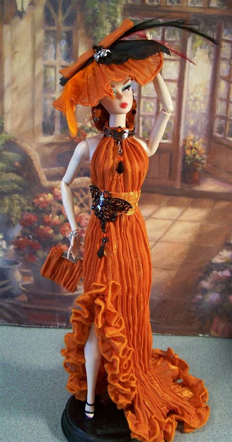 Ooak Doll Fashion Created By Karen Glammourdoll Dress Barbie Doll Barbie Halloween Doll