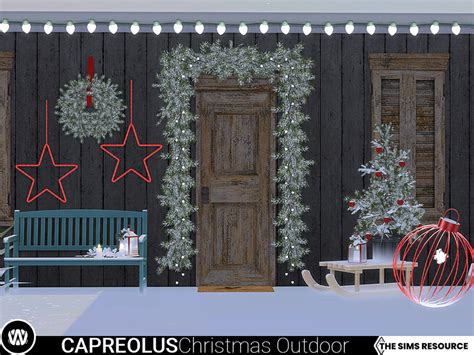 The Sims Resource Capreolus Christmas Outdoor Decorations