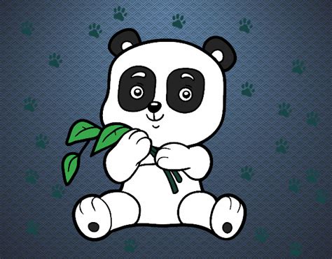 Dibujo De Un Oso Panda Pintado Por En El Día 25 11 17 A Las