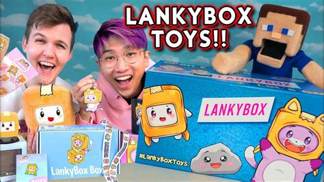 Lankybox Bonkers Toys Mystery Box Figures Plush Unboxing Wjustin