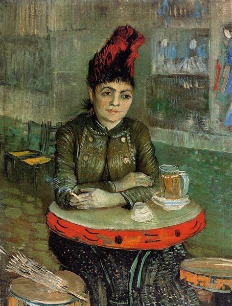 Woman In The Cafe Tambourin 1887 Oil On Canvas 55 5 X 46 5 Cm Van