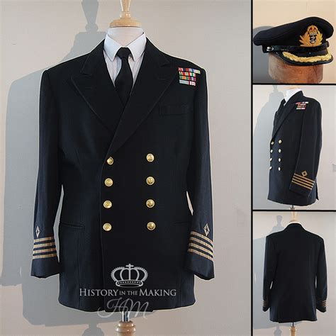 British Royal Navy Reserves Captain Blue Service Dress Uniform