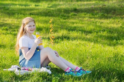 Teen Girl In Summer Park Stock Image Image Of Outdoor 92935927