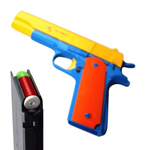 PLAYSET Classic Colt 1911 Toy Gun With Soft Bullets Ejecting Magazine