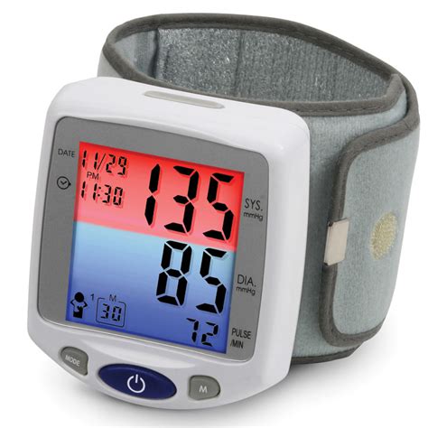 The Color Interpreting Blood Pressure Monitor Hammacher Schlemmer