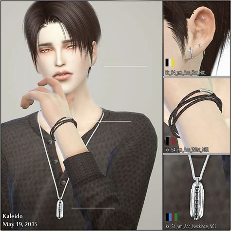 My Sims 4 Blog Accessories For Males By Kaleido