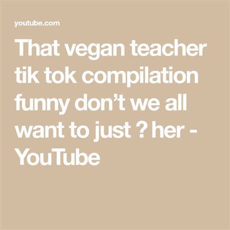 that vegan teacher logo tik tok