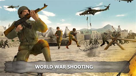 World War Shooting Survival Combat Attack Mission By Thunder Games