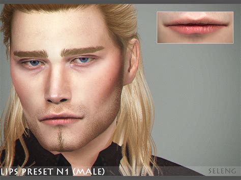 The Sims Resource Lips Preset N1 Male