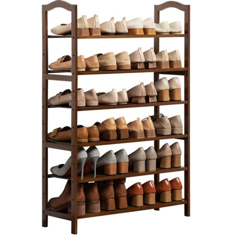 Solid Wood Multi Layer Shoe Rack Cabinet For Economic Home And