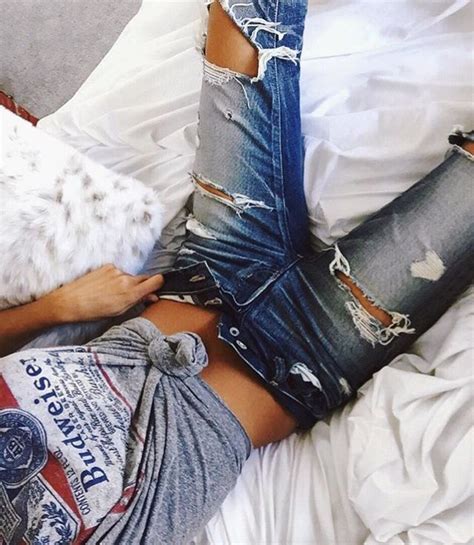 200 cute ripped jeans outfits for winter mco