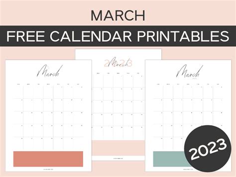 March Calendar Printable 2023 Anjahome