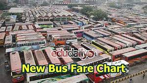New Bus Fare Chart 2022 For Dhaka And Whole Bangladesh Brta