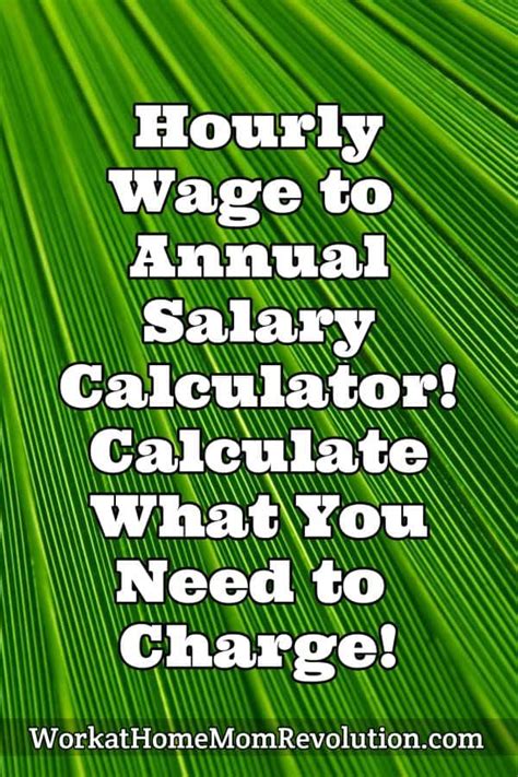 Yearly Wage To Hourly Wage Calculator Ebenartai