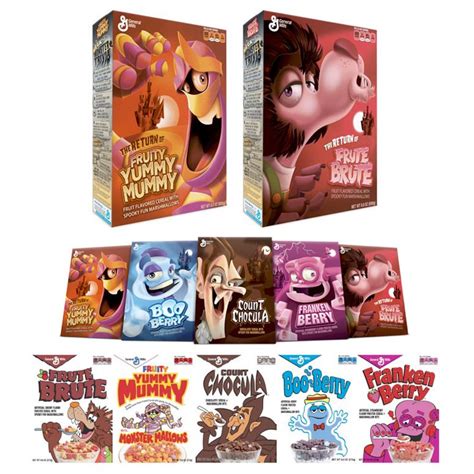 The Return Of Frute Brute And Fruity Yummy Mummy Monster Cereals Yummy