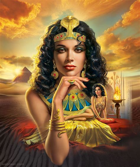 Cleopatra Digital Art Painting By Mark Fredrickson Cleopatra