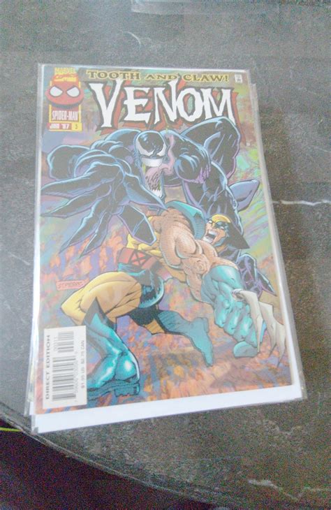 Venom Tooth And Claw 3 1997 Comic Books Modern Age Marvel