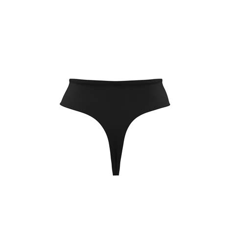 Hmbd Black Bikini High Thong